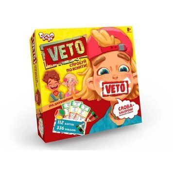 "Настільна розважальна гра "VETO" укр" VETO-01-01U фото