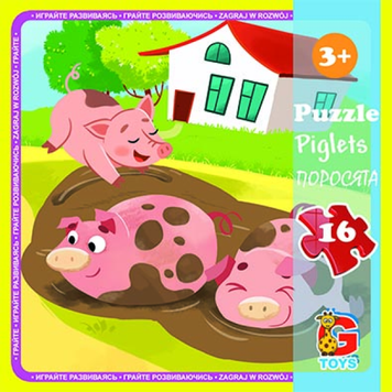 "LA03 Пазли ТМ "G-Toys" із серії "Ферма", 16 ел." LA03 фото