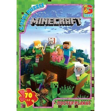 "Пазли ТМ ""G-Toys"" із серії ""Minecraft"" 70 ел. MC774" MC774 фото