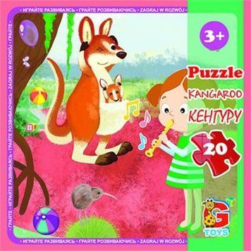 Пазли ТМ "G-Toys" із серії "Зоопарк", 20 ел. LZ11 фото