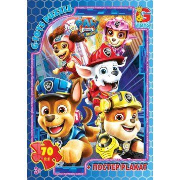 "PW0869 Пазли ТМ "G-Toys" із серії "Paw Patrol"" PW0869 фото