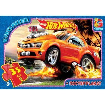 FW701 Пазли ТМ "G-Toys" із серії "Hot Wheels", 35 ел. FW701 фото