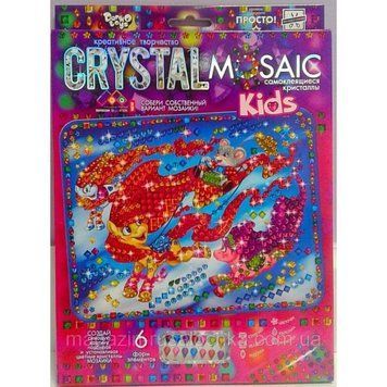 "Набір креативної творчості "CRYSTAL MOSAIC KIDS" №3 поні з мишеням" CRMk-01-03 фото