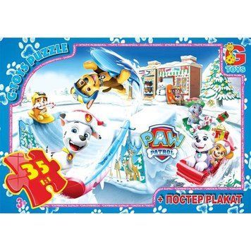 PW0889 Пазли ТМ "G-Toys" із серії "Paw Patrol" PW0889 фото