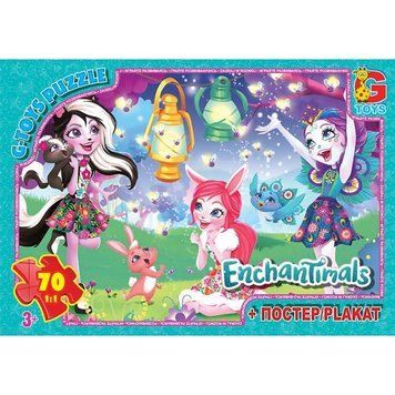 EA203 Пазли ТМ "G-Toys" із серії "Enchantimals", 70 ел. EA203 фото