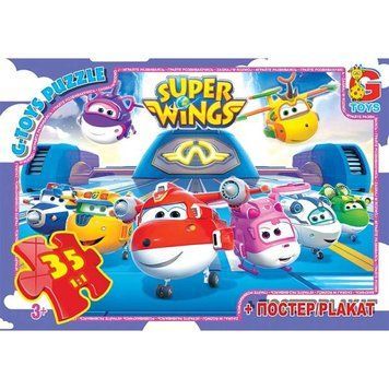 UW234 Пазли ТМ "G-Toys" із серії "Супер крила", 35 елементів UW234 фото